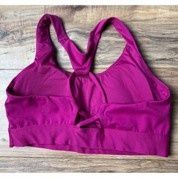 All in Motion 3 Piece Activewear Set Size Large Magenta Leggings Top Bra Women’s - Picture 12 of 14
